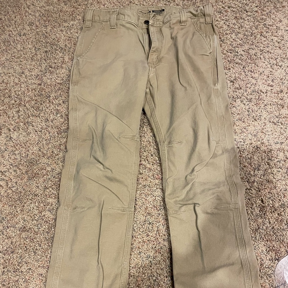 Carhartt Rugged Flex Straight Fit Canvas 5-Pocket Work Pant 32x30